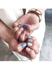 個性派ネイル