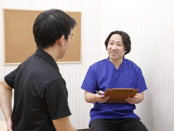 らいおんハート鍼灸整骨院 海老名/カウンセリングの様子