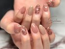 【キレイめ】くすみピンクレオパ