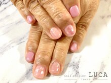 ネイルアトリエルカ(nail atelier LUCA)/R-90 大人可愛いハートネイル