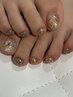 ｜ FOOT ｜ご新規様オフ無料___美爪ケア付__half design(10本中5本目安)