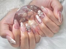 リーミプラス なかもず店(Rimi.+)/2本アートにパーツ追加★