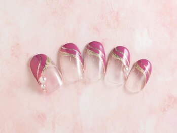 ビューティーサロン スタジオ グルーヴ(Beauty Salon Studio Groove)/〈全員〉ハンド定額デザインD