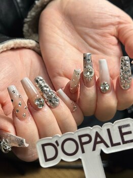 ドパルネイル 上野(DOPALE.Nail)/チップ長さ出し持ち込みデザイン