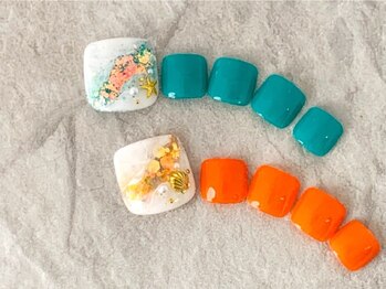 ネイルサロン ブリオン(Nail Salon Bullion)/マリンネイル