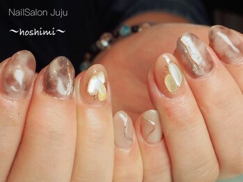 ジュジュ(Juju)/定額ネイルのニュアンスネイル