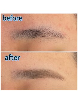 プリマアンジュ 中目黒店(PRIMA ange)/<アイブロウ>ビフォーアフター