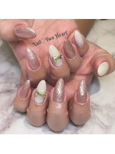 ネイルトゥーハート(Nail Two Heart)/2色ワンカラー＋パーツ追加