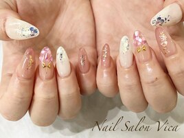 花束ネイル☆卒業シーズン