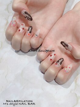 エムズスタイル ネイルバー(M's Style NAIL BAR)/guest nail