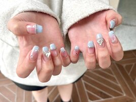 パステルブルービジュー￥9500