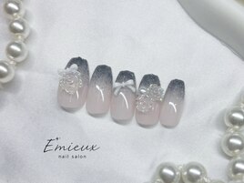 フラッシュグラデーションネイル