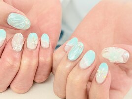 【森】盛り沢山 夏ネイル