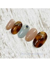 ネイルサロン クイル(QUILL)/１１月べっ甲（１）