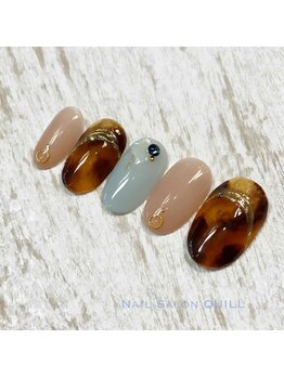 ネイルサロン クイル(QUILL)/１１月べっ甲（１）