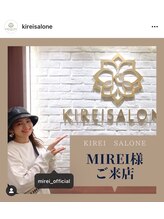 キレイサローネ 池袋東口店(KIREI SALONE)/mirei様ご来店♪[池袋]