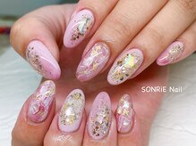 ソンリエ 青竹店(SONRiE)/ピンク天然石デザイン！