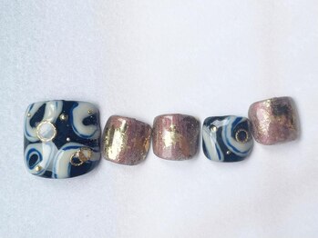 アイネイルズ 梅田店(I nails)/うねうねフットネイル