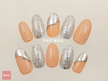 ファストネイル ロコ 春日店(FASTNAIL LOCO)/ピーチファズネイル【12168】