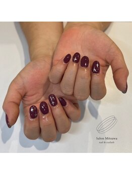 サロン ミツワ(Salon Mitsuwa)/ボルドーネイル