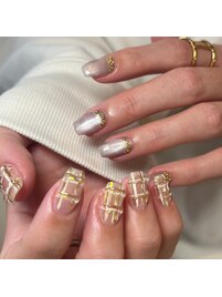 チェックネイル