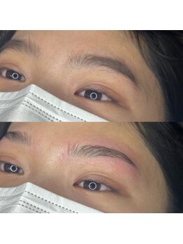 ボスブロウ 大垣店(BOSS BROW)/【レディース眉毛】before after