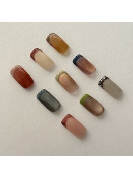 シアン(cyaan)/カラフル秋フレンチ