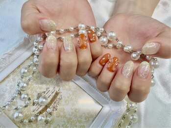 はあとねいる 東川口店の写真/【秋冬ネイルにオススメ◎】繊細なラメがトレンド感と上品さをプラス♪モチの良さもポイントです!