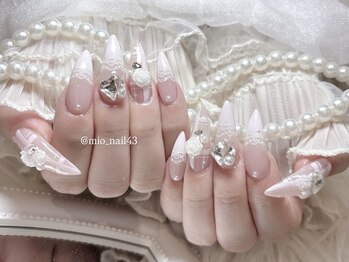 リンドネイル バイ モカ アンド ララ(Lind nail by moca and LaLa)/【mio】ガーリー/チェック