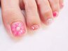 【自店オフ無料】Foot デザイン持込みOK☆90分art¥12100