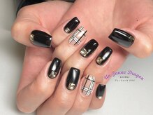 アン ジョーヌドラゴ/【自爪ネイル】バーバリーネイル