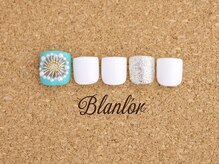 ネイルサロン ブランロール 白金店(Nail Salon Blanl'or)/Foot　POPなブローチネイル♪