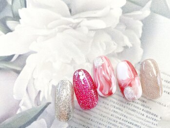 フルールソンネイル(fleur son nail)/2月トレンドアート