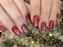 クルネ(QULNE)/ホログラムハートネイル ラメ