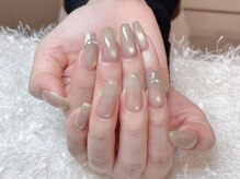 レアネイル 新宿(le'a nail)/ベージュマグネット