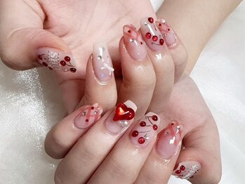 アンドミー 横浜西口店(&ME)の写真/【120分やり放題￥7980！】ストーン・シールつけ放題で自分史上最高の可愛さに♪大きいパーツもOK◎