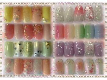 アンフィトリーテーの写真/季節感あるのネイル税込・オフ込・ケア込で¥6000~¥7000で人気★サンプル多数有★是非お試しを