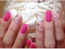 ネイルズ ララ(nails Lala)/クリアベース×キラキラ。