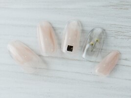 ドライフラワーネイル