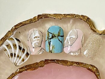 バービーフェイス 恵比寿(Barbie Face)/夏のビーチアート/11800円/120分