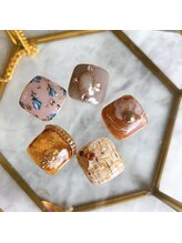 ルピナス(Lupinus)/選べる親指アート