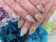 ディーネイル 天王寺(D-nail)/【小山】オンブレネイル