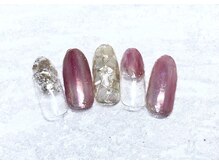 ローズクォーツ(Rose Quartz)/ニュアンスネイル ¥8,000