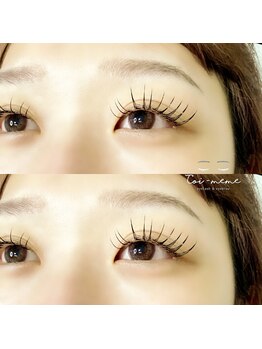 トワメム 自由が丘(Toi-meme)/フラットラッシュ束感仕上げ