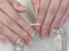 チークマグネットフレンチネイル
