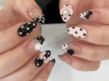 アイ ネイルズ 天神店(I nails)/girly dot ￥6500～