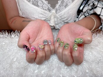 レアネイル 新宿(le'a nail)/持ち込みフラッシュデザイン