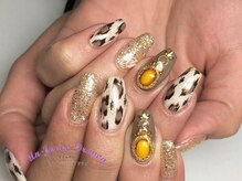 アン ジョーヌドラゴ/【自爪ネイル】レオパードネイル