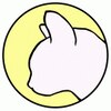 月と猫ロゴ