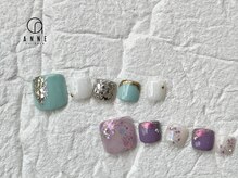 アンネ 梅田 ALLYS店(ANNE)/foot art design7月☆パラジェル